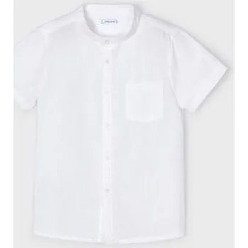 Chlapecká košile dětská bílá košile letní Mayoral 3161-61 velikost 104