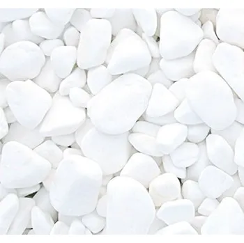 Zahradní dekorace Oblázky - mramor valoun thasos bílý 40-80 mm 20 kg