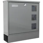 Rottner Postale poštovní schránka šedá | Trezory, sejfy, pokladničky Trezory a sejfy Rottner Pozinkované poštovní schránky