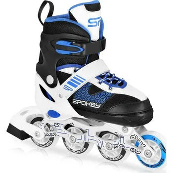 Kolečkové brusle Spokey TONYX Kolečkové brusle, černo-modré, ABEC7 Carbon, vel. 30-33