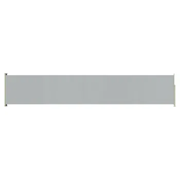 Markýza Zatahovací boční markýza na robustní ocelové základně 117 x 600 cm šedá