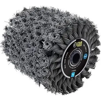 Brusný kotouč FARTOOLS drátěný kartáč kroucený pro náročné broušení, 120*100mm, FRT110884