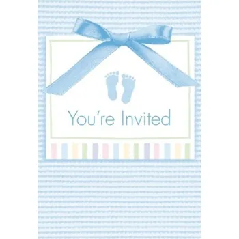 Pozvánka Godan POZVÁNKY modré You're Invited 8ks