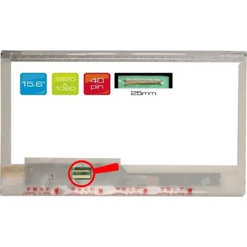 Náhradní displej pro notebook LCD displej display MSI GT660R 15.6" 1920x1080 WUXGA Full HD LED 40pin lesklý povrch