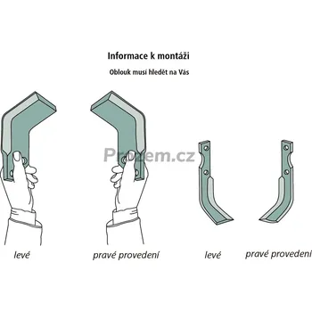 Pracovní nůž Frézovací nůž pravý pro Bertolini, S307, 81/9/185 mm