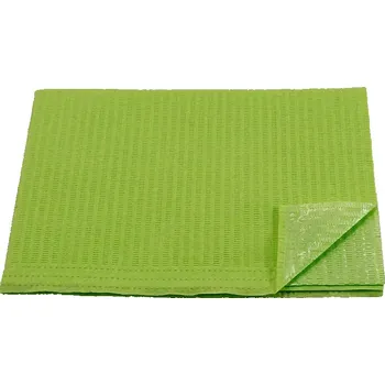 Bryndák pro dospělého Stomatologické ubrousky/bryndáky Ampri 2-vrstvé, limetka, 500 ks