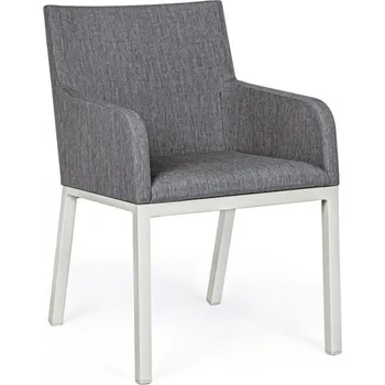 BIZZOTTO Zahradní židle OWEN světle šedé nohy 0663041