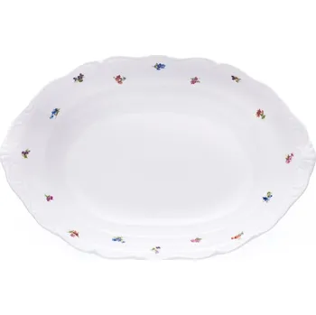 Koš na chléb, český porcelán, Verona, 36 cm, házenka, G. Benedikt