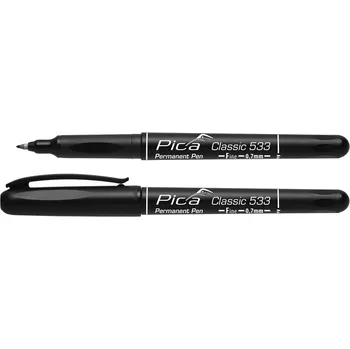 Značkovač Pica Classic 533 permanentní černý 0,7 mm / 10 ks
