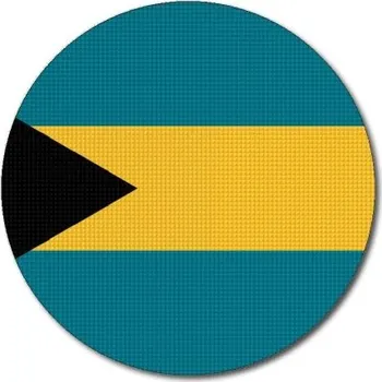 Vlajka Pelisport Bahamská vlajka kulatá tisk ø 45 mm