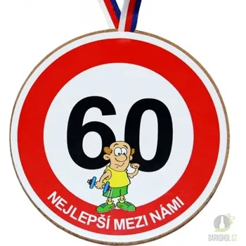 Žertovný předmět Medaile 60 let - Nejlepší mezi námi