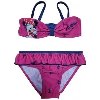 Dívčí plavky Setino - Dívčí dvoudílné plavky Minnie Mouse Disney - růžové 98