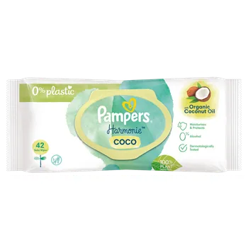 Dětský vlhčený ubrousek Pampers Harmonie Coco Plastic Free