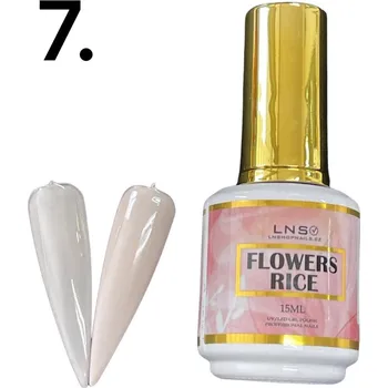 Lak na nehty 07. Gellac Flowers Rice 15ml