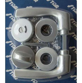 Dveřní kování kování MONET-Rozeta F1, WC, STŘ elox