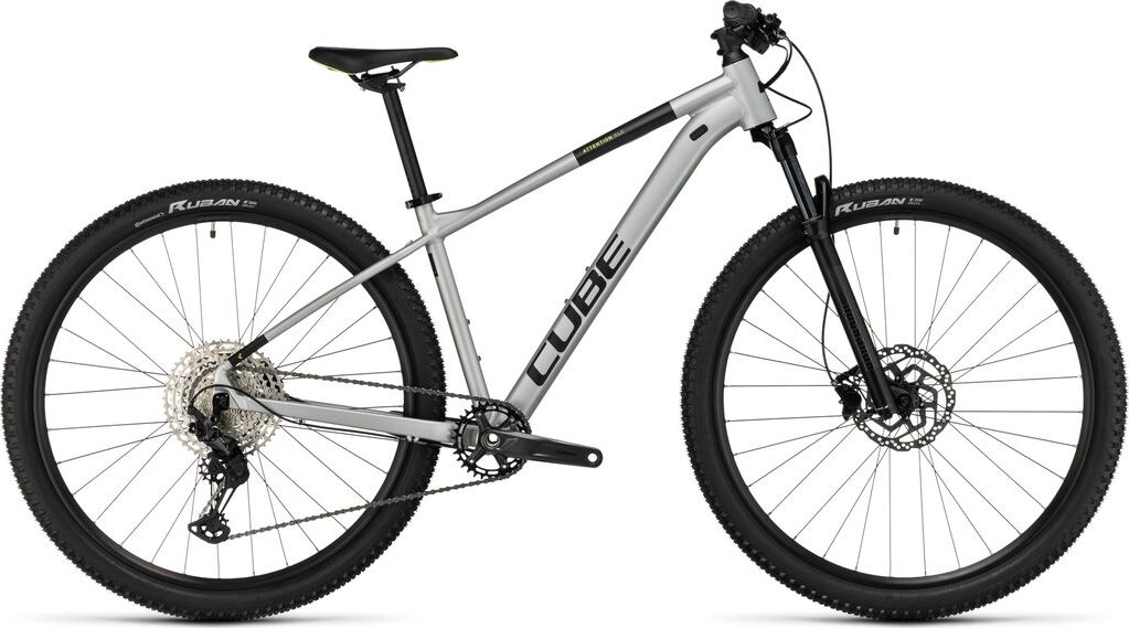 Horské kolo Cube ATTENTION SLX silvergrey´n´lime 2024 Velikost rámu: 20"