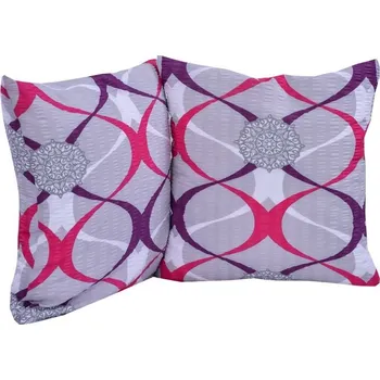 Povlak na polštářek Stanex Povlak na polštářek bavlněný Elipsy šedé (LS231) ROZMĚR: 90 x 70 cm