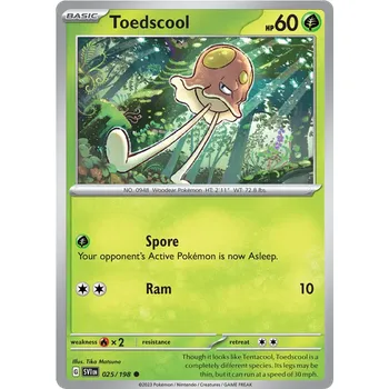 Karetní hra Pokémon TCG Toedscool 025/198 - Reverse Holo