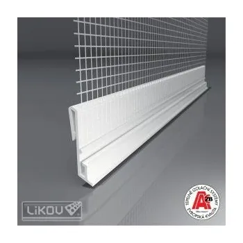 Stavební profil LIKOV LE-V lišta napojovací okapnicová délka 2,5m, šířka 14mm