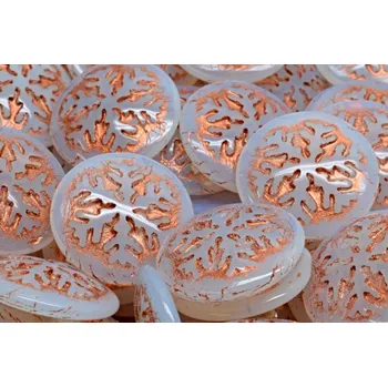 Korálek Skleněný kabošon č.1573 - 21 mm