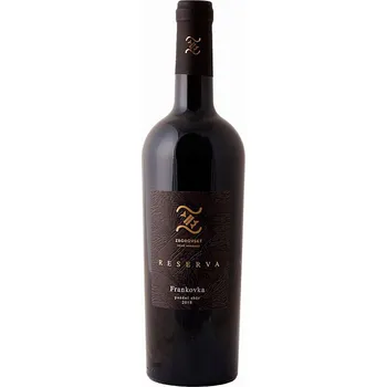 Víno Zborovský FRANKOVKA 2018 - POZDNÍ SBĚR "RESERVA"