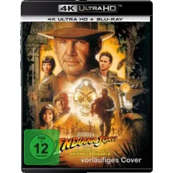 Blu-ray film Indiana Jones und das Königreich des Kristallschädels, 1 4K UHD-Blu-ray + 1 Blu-ray – Steven Spielberg,Harrison Ford,Shia Labeouf,Cate Blanchett (DE)