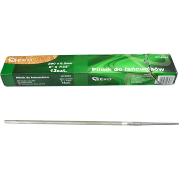 Pilník na pilové řetězy 0,404", 5,5mm x 200mm, Geko G74095