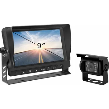 Parkovací asistent Kamerový systém pro kamiony 9" 2 x AV, HD 12-36V - 15m kabel
