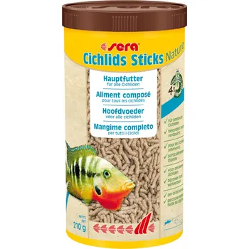 Krmivo pro rybičky 1000ml sera Cichlids Sticks Nature