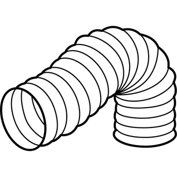Příslušenství pro digestoř Airforce 666 - kulaté flexo potrubí PVC