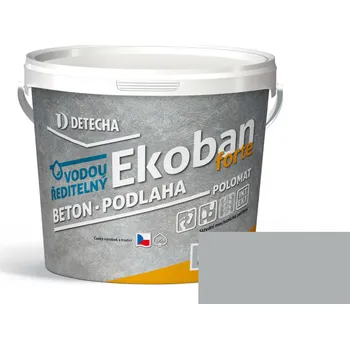 barva a nátěr na dřevo Detecha EKOBAN FORTE 15kg šedý (cementový) RAL 7044