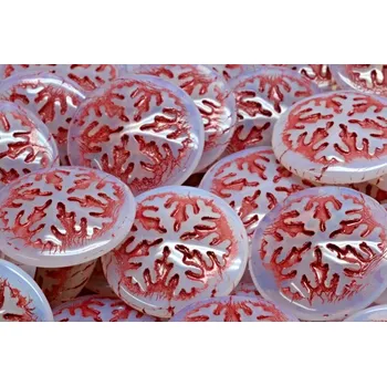 Korálek Skleněný kabošon č.1574 - 21 mm