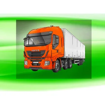 Nášivka Iveco Stralis 500 nažehlovačka 8x6 cm (DTF nažehlovačka nákladní auto)