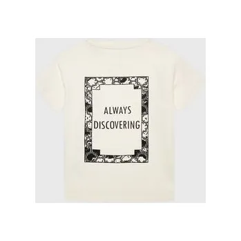 Pánské tričko Jack Wolfskin T-Shirt Teen Exploring 1609851 Béžová Regular Fit 152