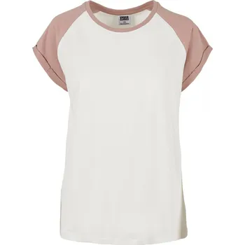 Dámské tričko Ladies Contrast Raglan Tee - whitesand/duskrose XXL