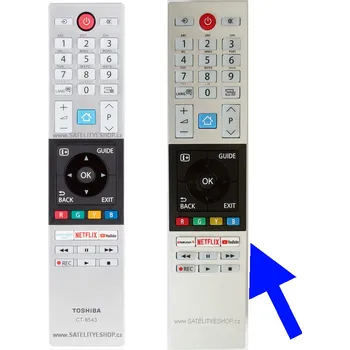 Dálkový ovladač Toshiba 32L3863DA dálkový ovladač náhrada
