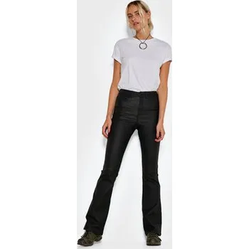 Dámské kalhoty Noisy May Kalhoty z imitace kůže Sallie 27018425 Černá Skinny Fit XS_30
