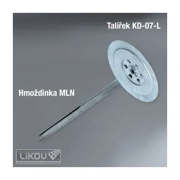 Hmoždinka LIKOV Fasádní hmoždinka WKRET-MET ® - MLN celokovová s talířkem KD-07-L délka 140mm