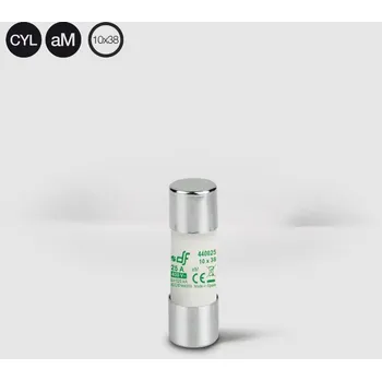 Autopojistky DF ELECTRIC Válcová pojistková vložka aM 10,3X38 25A