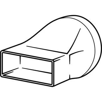 Příslušenství pro digestoř Airforce 470 - přechod čtyřhran - kruh