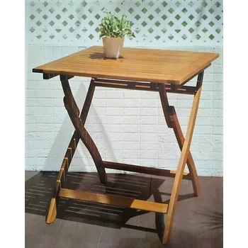 Zahradní stůl Dřevěný skládací stolek Countryside HQ-087796