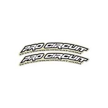 Blatník na kolo Polep předního blatníku ProCircuit Fender Sticker White