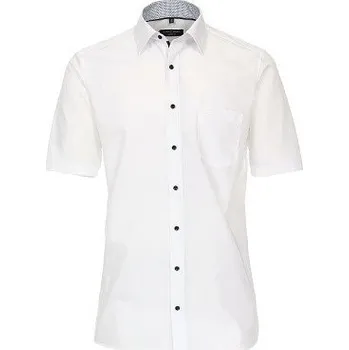 Pánská košile Pánská košile Casa Moda Comfort Fit popelínová bílá krátký rukáv vel. 48 - 56 (3XL - 7XL) - 54