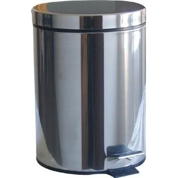 Odpadkový koš koš odpadkový nášlapný 12l kulatý nerez, s vložkou PH