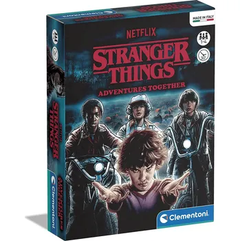 Desková hra Clementoni Stranger Things: Adventures Together - DE/IT/EN/FR