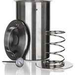 šunkovar nerez pr.10cm, v.19cm + teploměr