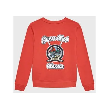 Dámská móda Guess Mikina L3RQ01 KBLB0 Červená Regular Fit 12Y