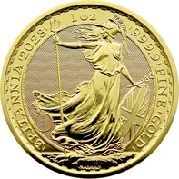 The Royal Mint Britannia Korunovace 1 oz 2023 zlatá mince 31,1 g