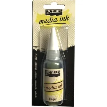 Media ink PENTART - alkoholový inkoust 20ml - zázvor