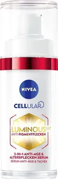 Pleťové sérum Nivea Cellular Luminous630 2v1 omlazující sérum proti pigmentovým skvrnám 30 ml